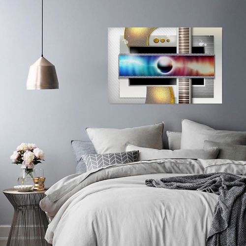 Obraz na płótnie - Canvas, Abstrakcja geometryczna 2 80x60 na Arena.pl