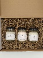 Zestaw świec zapachowych w stylowych słoiczkach 80 ml