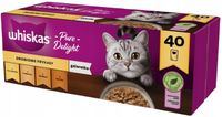 WHISKAS PURE DELIGHT DROBIOWE FRYKASY mokra karma dla kota 40x85 g