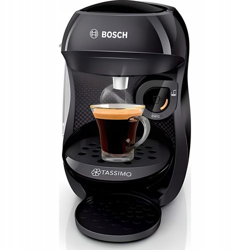 Ekspres kapsułkowy Bosch TASSIMO HAPPY TAS1002N 3,3 bar czarny na Arena.pl