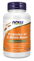 NOW FOODS Probiotic-10 i Bifido Boost - 25 Bilion (90 kaps.)