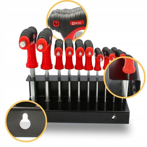 10x KLUCZE IMBUSOWE HEX IMBUSY ZESTAW 2-10 mm Rowerowe Sześciokątne na Arena.pl