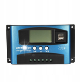 SOLARNY REGULATOR ŁADOWANIA USB 12V/24V 40A