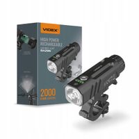 2 x Latarka Lampka Rowerowa Mocna Wodoodporna LED Videx 2000 lm Akumulator