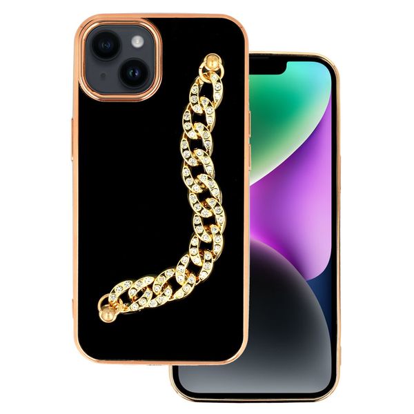Trend Case do Iphone 14 Plus wzór 4 czarny zdjęcie 1