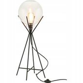 Lampa podłogowa Villa Collection FuH-963614 E27 40 W czarny, przezroczysty