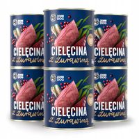 John Dog Berry Line Cielęcina z żurawiną 6x800g