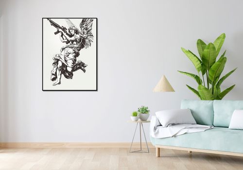 Plakat 75x100cm Anioł Wojny na Arena.pl
