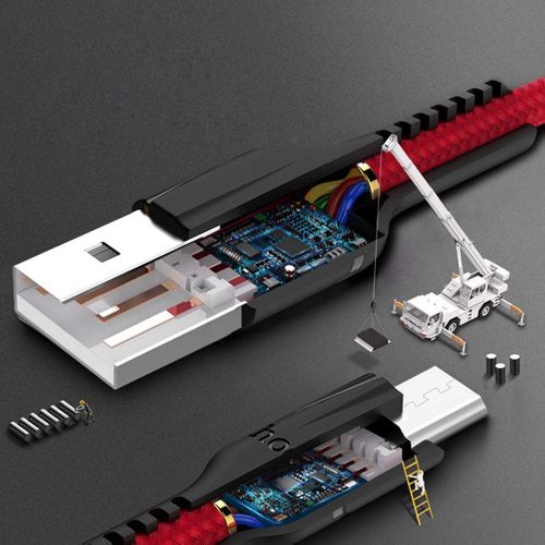 Kabel micro USB Hoco U31 SUPER mocny nylonowy 1.2m na Arena.pl
