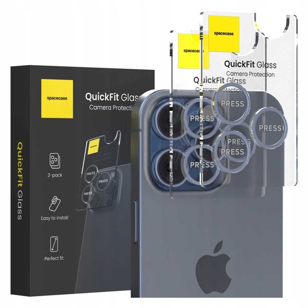 Spacecase Quickfit Camera Iphone 15 Pro/15 Pro Max Dark Blue zdjęcie 1