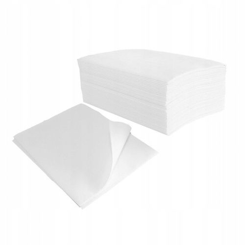 RĘCZNIK FRYZJERSKI JEDNORAZOWY 70x40 WŁÓKNINOWY BIAŁY 100 sztuk na Arena.pl