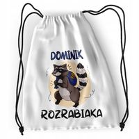 Plecak Sportowy Szkolny Dla Dominika Syna Dziecka Z Nadrukiem Ze Zdjęciem