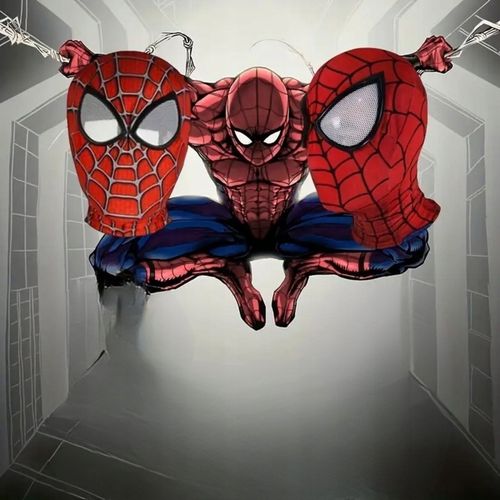 Maska Spiderman Peter Parker Halloween Cosplay Kostium Impreza na Arena.pl