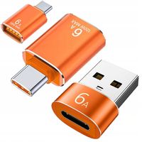 2x PRZEJŚCIÓWKA ADAPTER USB-A DO USB-C TYPE-C OTG 3.1 UNIWERSALNA KONWENTER