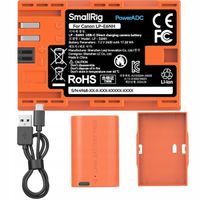 SmallRig 4968 LP-E6NH USB-C POMARAŃCZOWY akumulator + KABEL do CANON