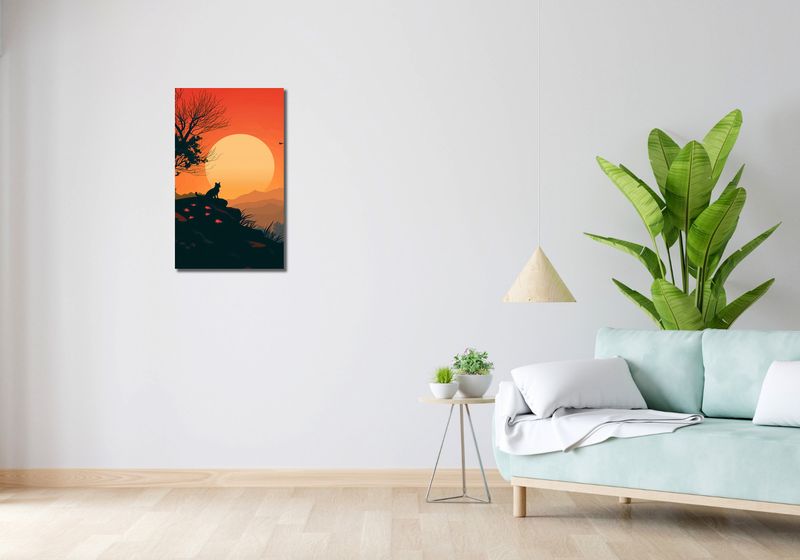 Obraz 40x70cm Kocie Wzgórze zdjęcie 2