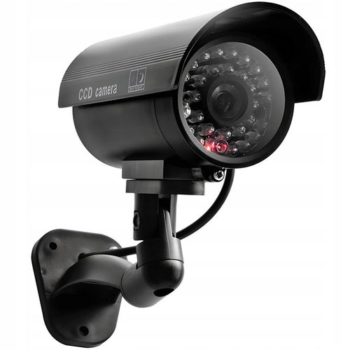 ATRAPA KAMERY CCTV SOLARNA MONITORING KAMERA MIGAJĄCA DIODA LED NA ŚCIANĘ na Arena.pl