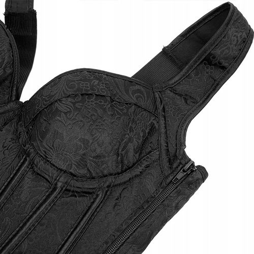 Elegancki gorset wyszczuplający modelujący gotycki zamek stringi 59k na Arena.pl