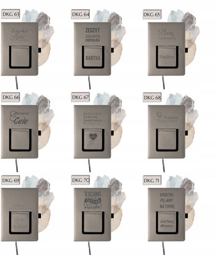 Notes z kieszonką notatnik A5 na prezent z imieniem dla adwokata grawer na Arena.pl