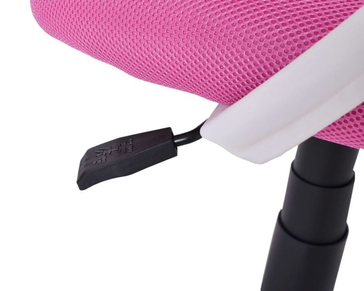 Fotel biurowy Bianco biało-różowy zdjęcie 6