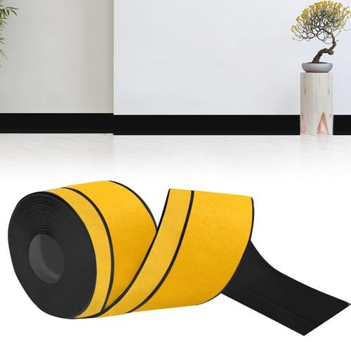 Listwa przypodłogowa PVC biała 80mm x 20mm x 24m elastyczna samoprzylepna na Arena.pl