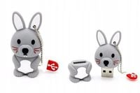 PENDRIVE USB SZYBKI FLASH DRIVE ULTRA PAMIĘĆ ZAWIESZKA PREZENT KRÓLIK 64GB