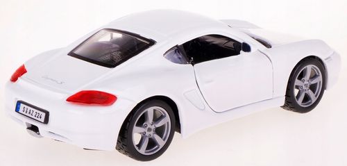 PORSCHE CAYMAN S MODEL METEL BBURAGO 1:32 BIAŁY na Arena.pl