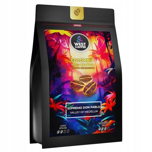 Kawa Ziarnista Zestaw 6x250g West Caffee MIX Świeżo Palona 100% Arabica na Arena.pl
