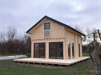 Dom całoroczny domek letniskowy ogrodowy drewniany 994 x 620 x 482 cm