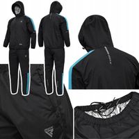 Dres/Kombinezon Sauna RDX H1 Czarny/Morski r. L