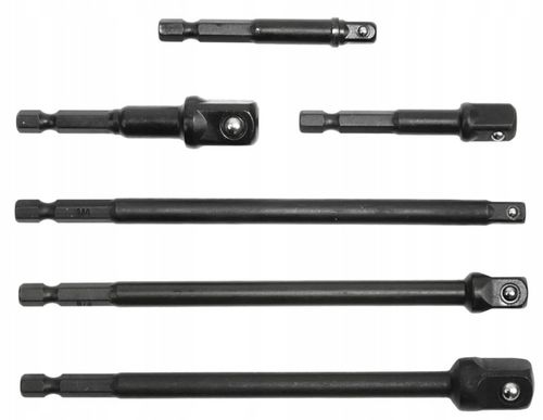 PRZEDŁUŻKI UDAROWE ZESTAW HEX 1/4, 1/2, 3/8 na Arena.pl