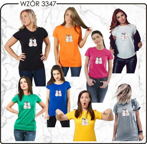 Koszulka z nadrukiem napis PREZENT dla ŻONY na Arena.pl