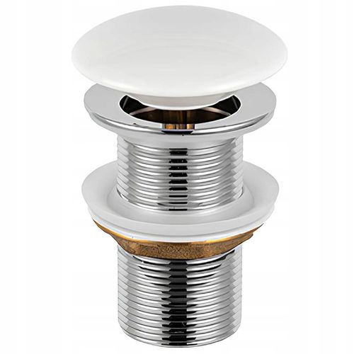 KOREK DO UMYWALKI CERAMICZNY Biały umywalkowy BEZ PRZELEWU na Arena.pl