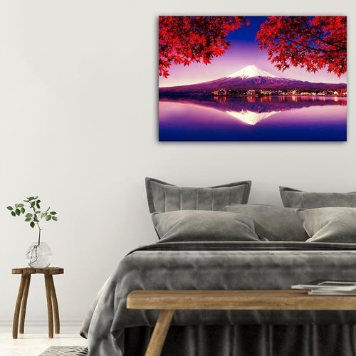 Deco Panel, Góra fuji i jezioro 90x60 na Arena.pl