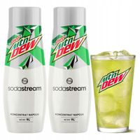 2x Koncentrat SODASTREAM MOUNTAIN DEW DIET BEZ CUKRU Syropy Smakowe Do Wody