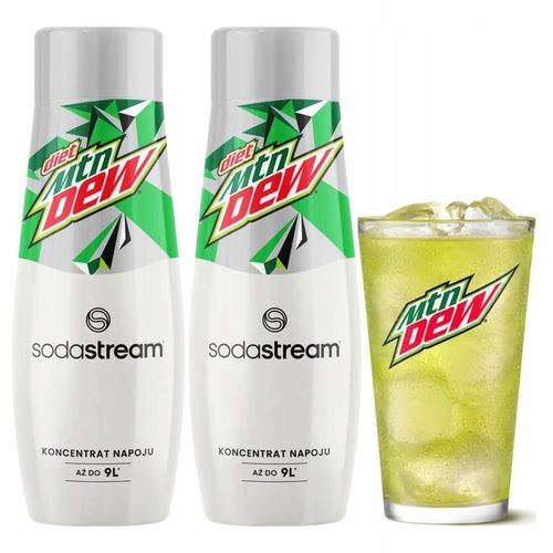 2x Koncentrat SODASTREAM MOUNTAIN DEW DIET BEZ CUKRU Syropy Smakowe Do Wody na Arena.pl