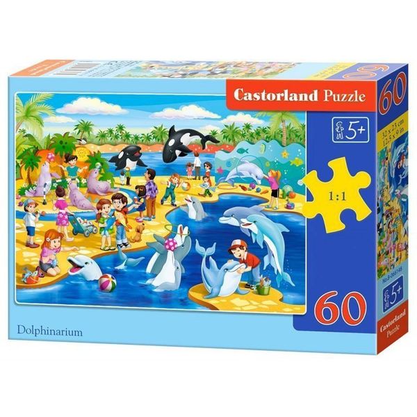 Puzzle 60el. dolphinarium CASTOR zdjęcie 1