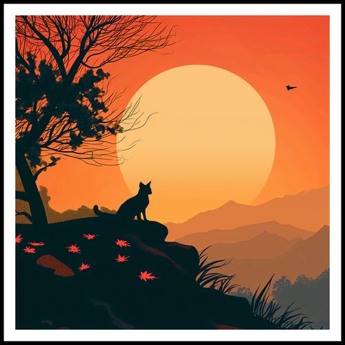 Plakat 80x80cm Kocie Wzgórze na Arena.pl