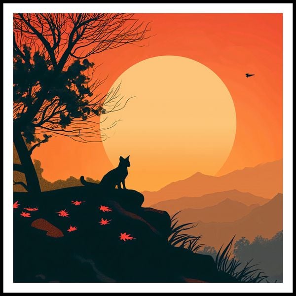 Plakat 80x80cm Kocie Wzgórze zdjęcie 3