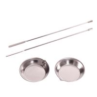 zestaw do mieszania farb do aerografu mieszadełko fengda stal nierdzewna