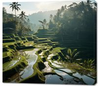 Obraz 100x90cm Zielone Sanktuarium