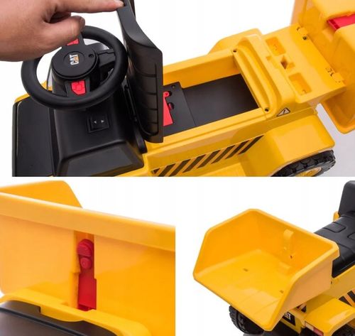 WYWROTKA CATERPILLAR dla dziecka JEŹDZIK na akumulator 6V 4AH na Arena.pl