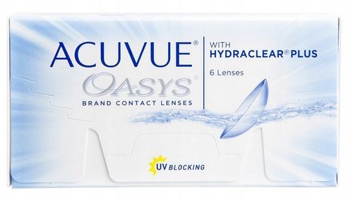 Acuvue Oasys with Hydraclear PLUS 6 szt. - 4.75 na Arena.pl
