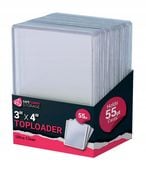 Toploader 55pt Ochronne Sztywne koszulki na karty Ultra Clear 25 szt.
