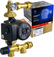 GRUPA POMPOWA MIESZAJĄCA DO ROZDZIELACZA PODŁOGÓWKI POMPA 25-60/130 20-43°C