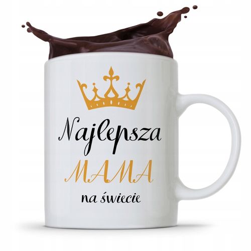 Kubek Prezent Urodzinowy Dla Najlepszej Mamy Z Nadrukiem Ze Zdjęciem na Arena.pl