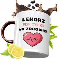 Kubek Bordowy Dla Doktora Na Urodziny Prezent Z Nadrukiem Ze Zdjęciem