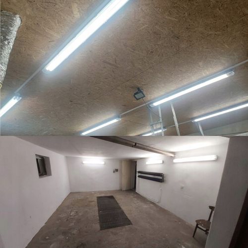 Oprawa Hermetyczna LED 120cm Lampa Do Garażu Warsztatu Na Świetlówki na Arena.pl