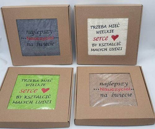 ręcznik 50 x 100 cm w kartoniku Nauczyciel na Arena.pl