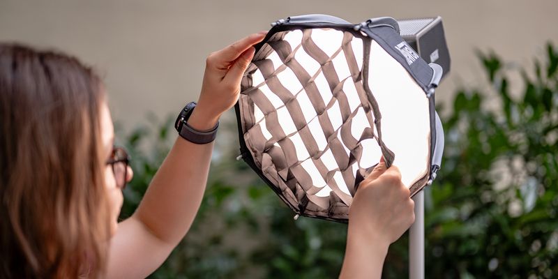 Softbox oktagonalny Newell 30 cm - Mini Bowens typ FM zdjęcie 8